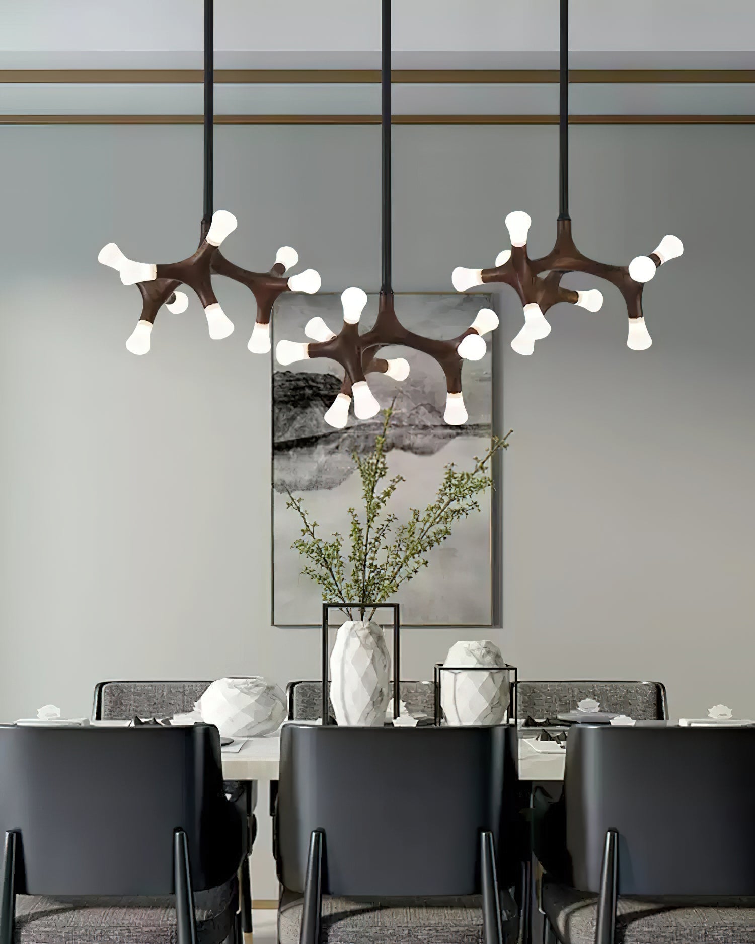 Mynorila Branch-Design Wood Pendant Light