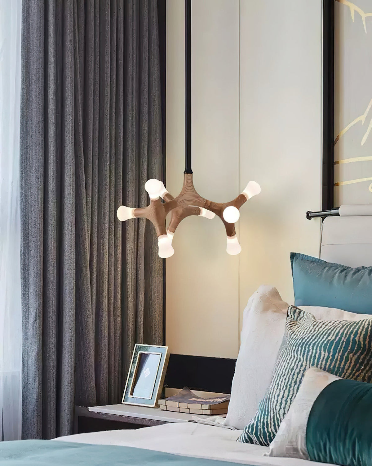 Mynorila Branch-Design Wood Pendant Light
