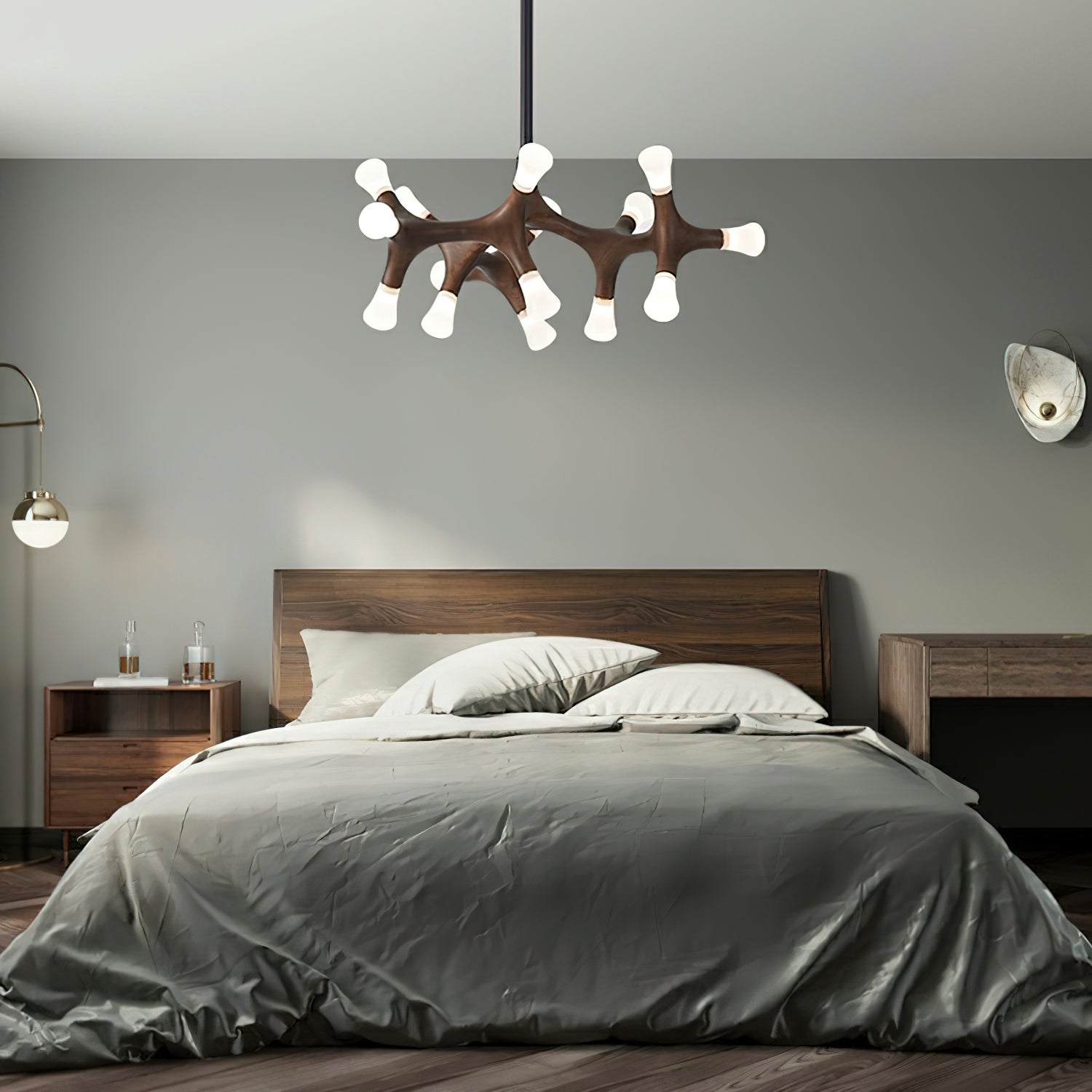 Mynorila Branch-Design Wood Pendant Light