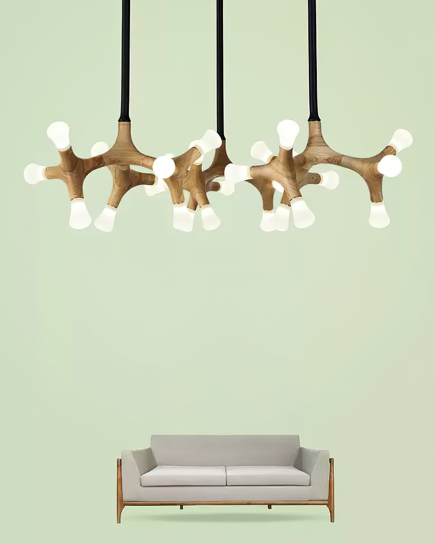 Mynorila Branch-Design Wood Pendant Light