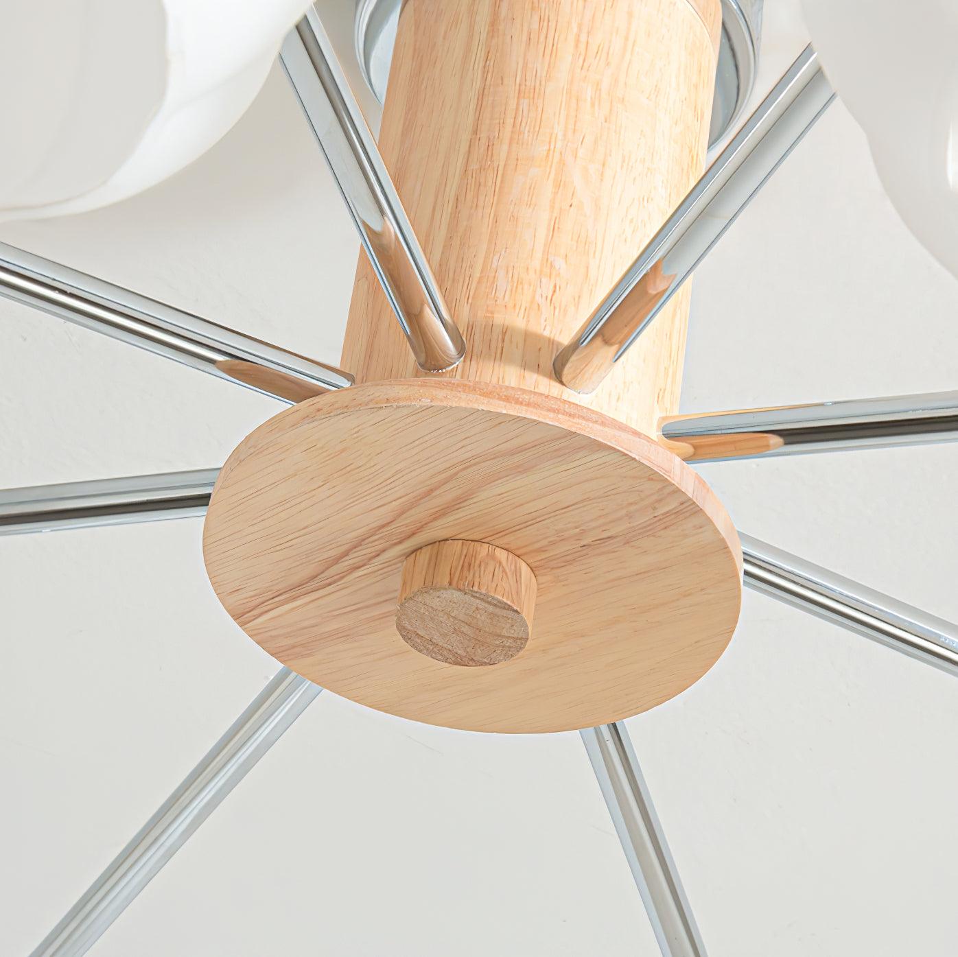 Ezoror Nordic Art Flower Buds Glass Ceiling Lamp