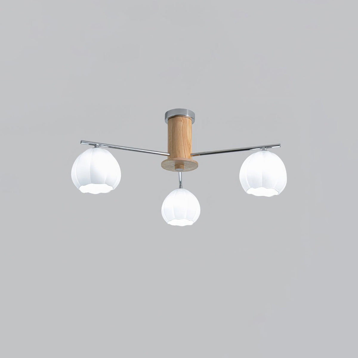 Ezoror Nordic Art Flower Buds Glass Ceiling Lamp