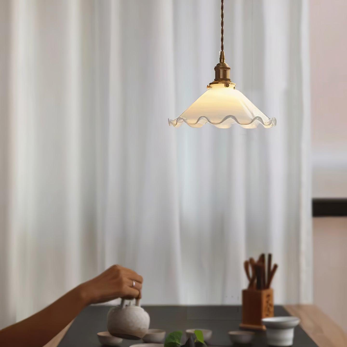 Beaumont Flower Petals Pendant Light