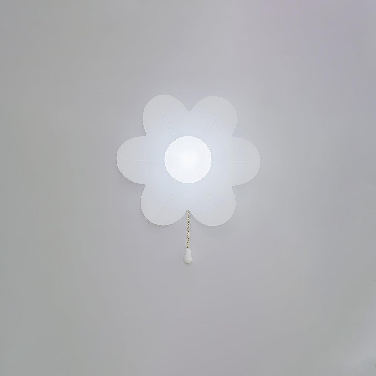 Acroma Nordic Art Flowers Resin Wall Lamp