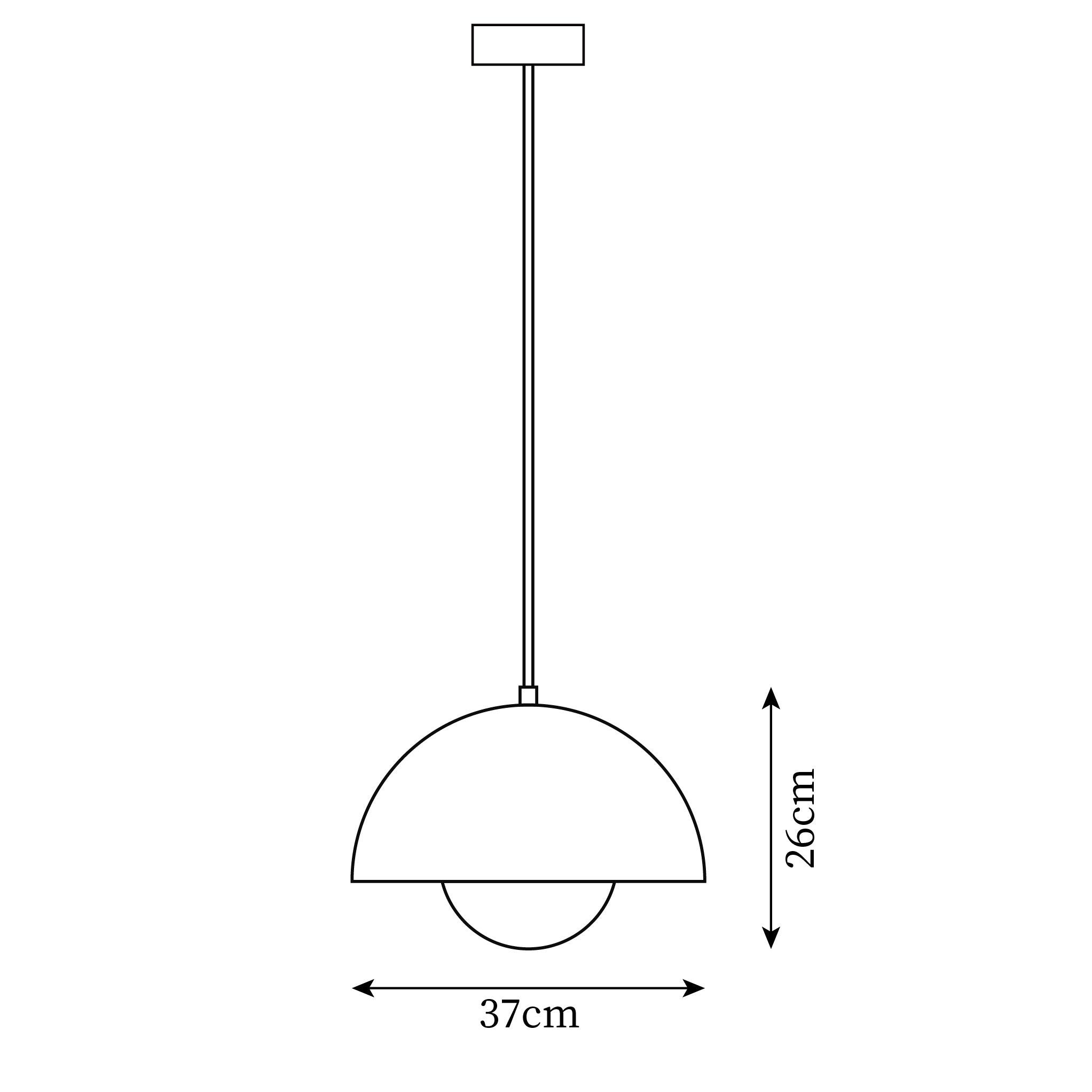 Flowerpot Pendant Lamp - Neutral Decor