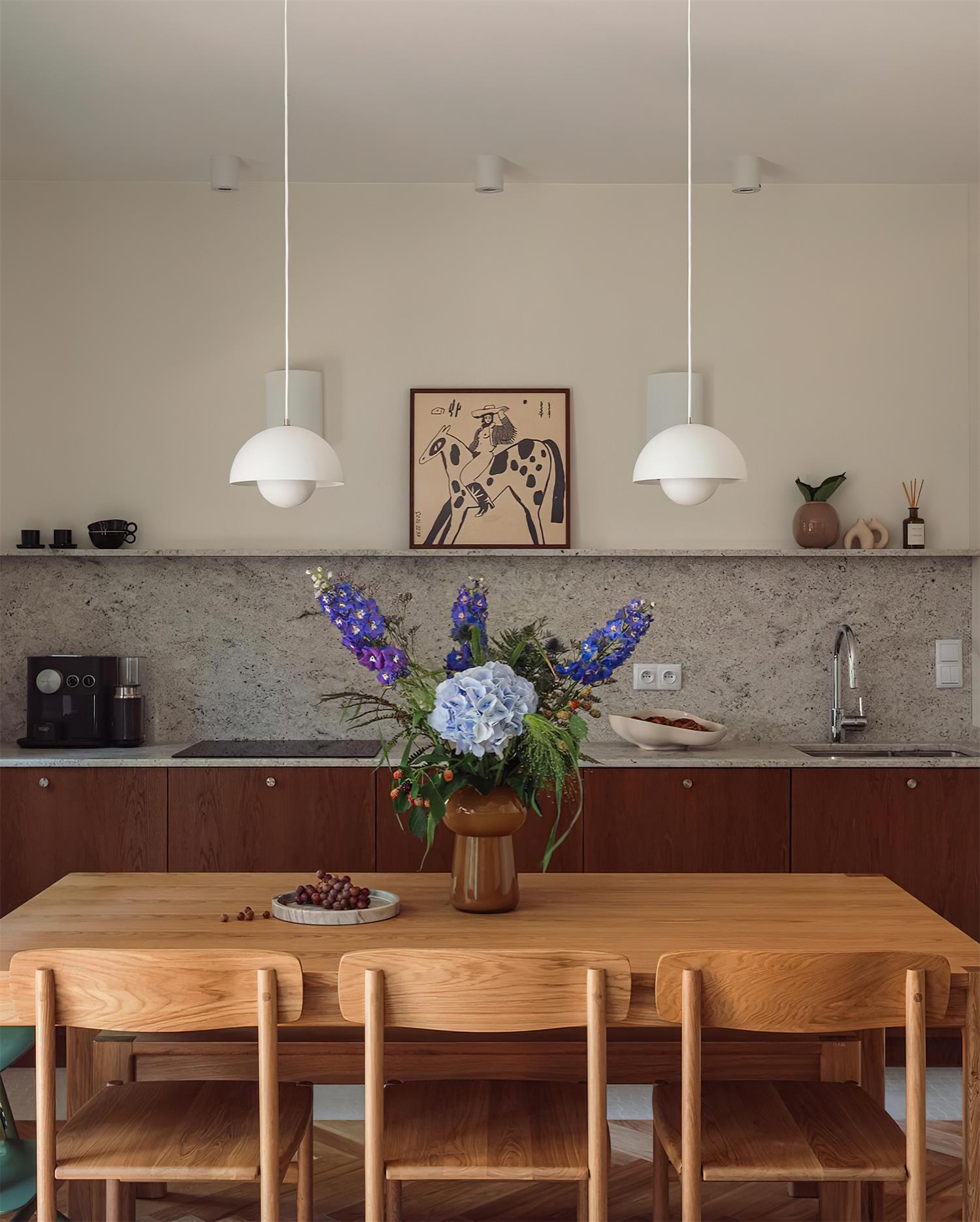 Flowerpot Plug In Pendant Lamp - Neutral Decor