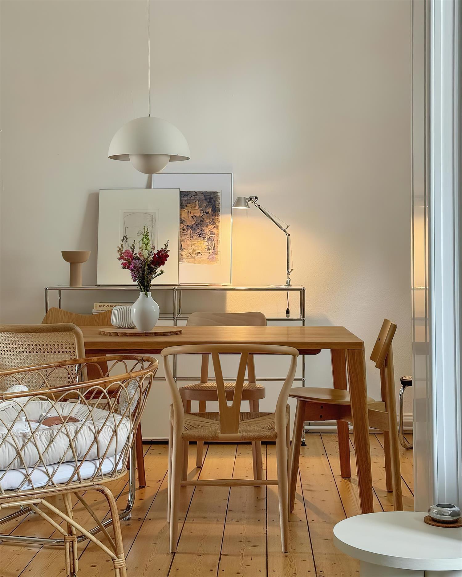 Flowerpot Plug In Pendant Lamp - Neutral Decor