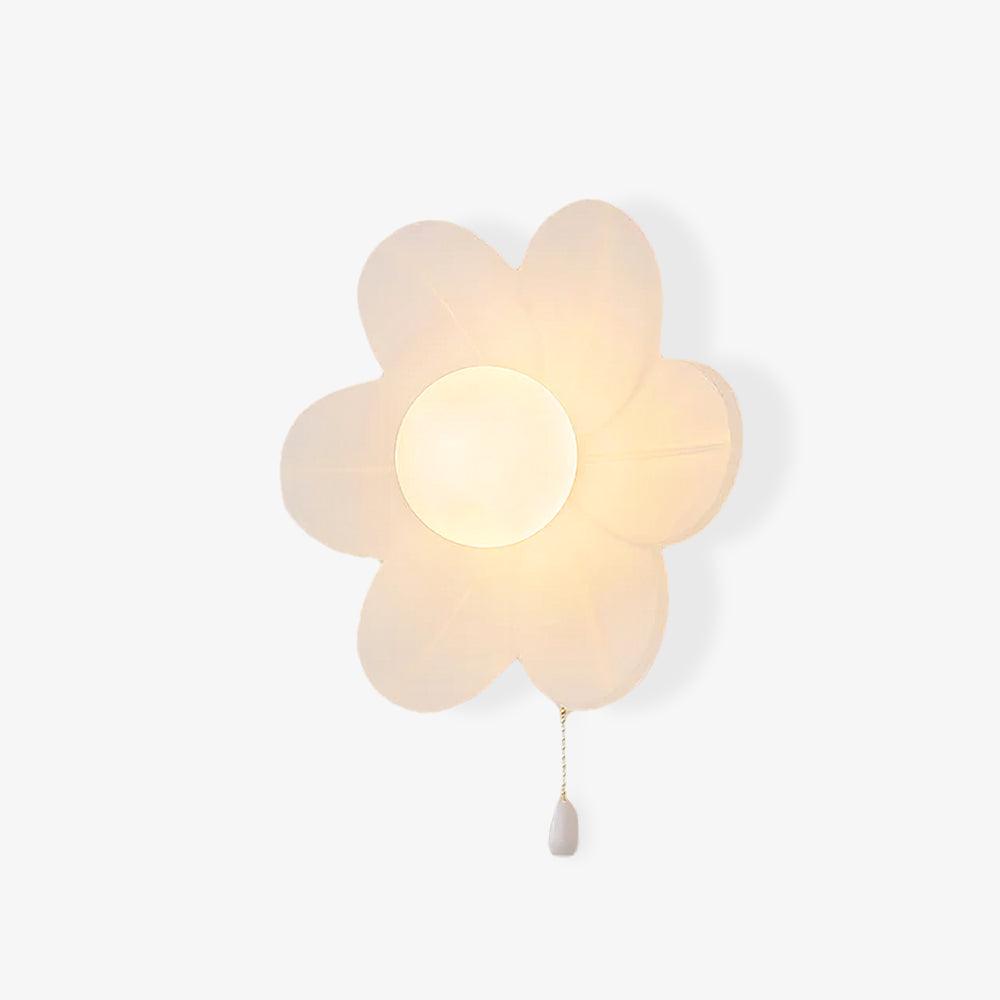 Acroma Nordic Art Flowers Resin Wall Lamp