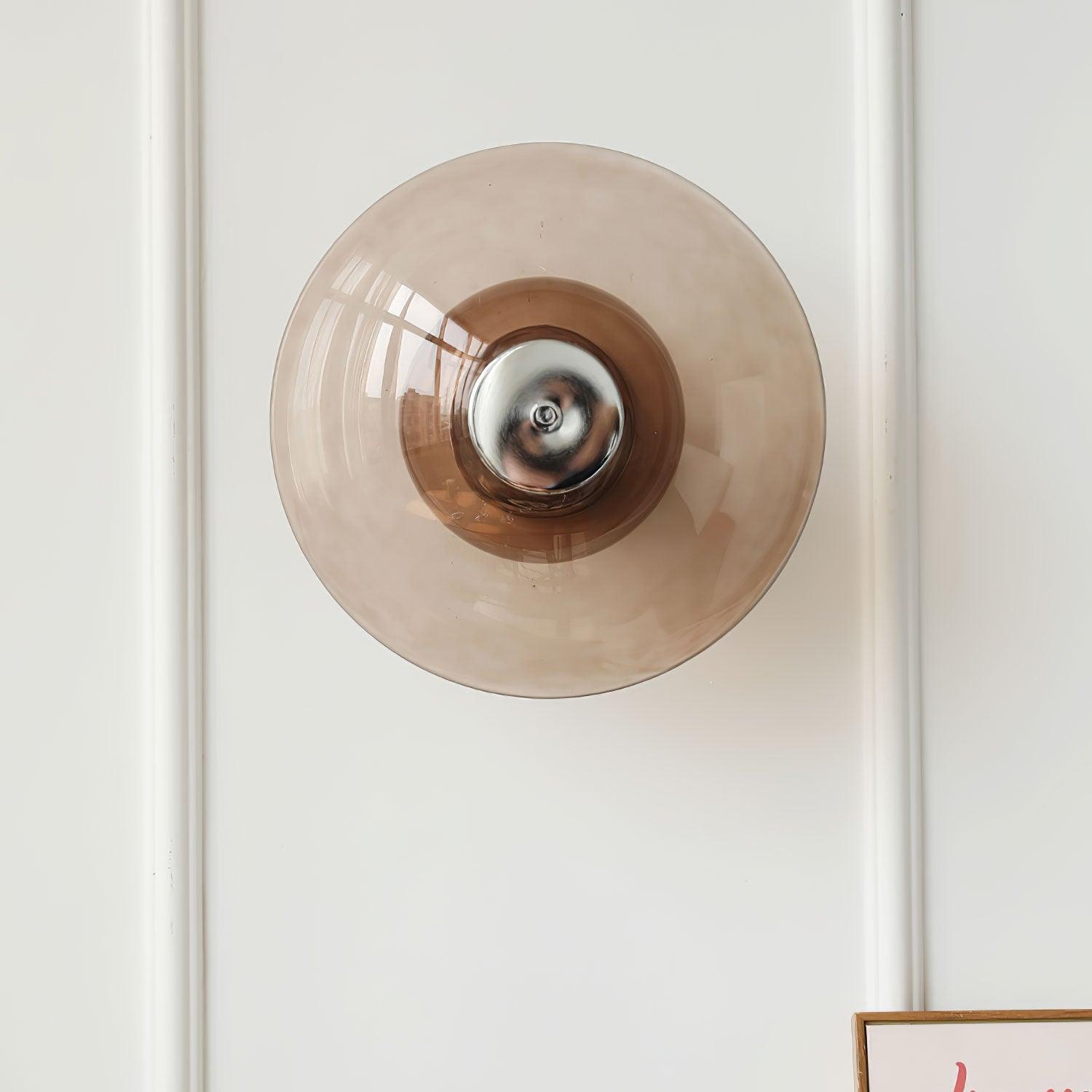 Vasolir Flying Saucer Chrome Wall Light
