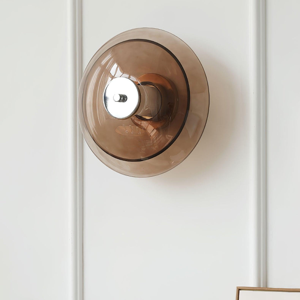 Vasolir Flying Saucer Chrome Wall Light