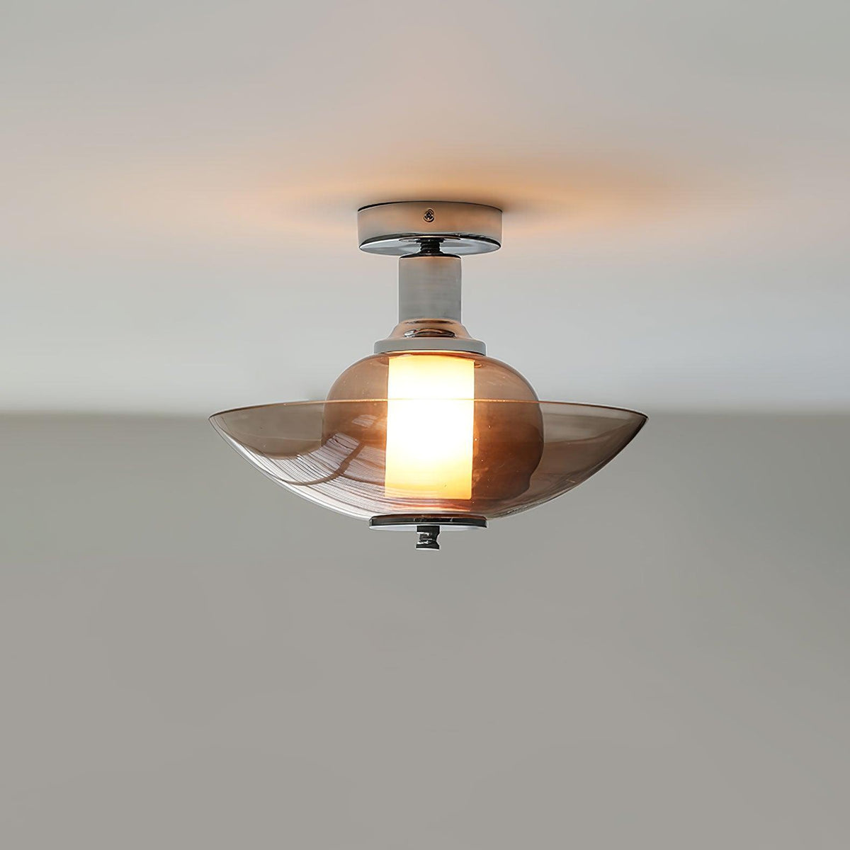 Vasolir Flying Saucer Chrome Wall Light