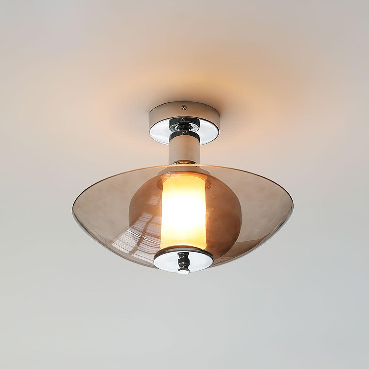 Vasolir Flying Saucer Chrome Wall Light