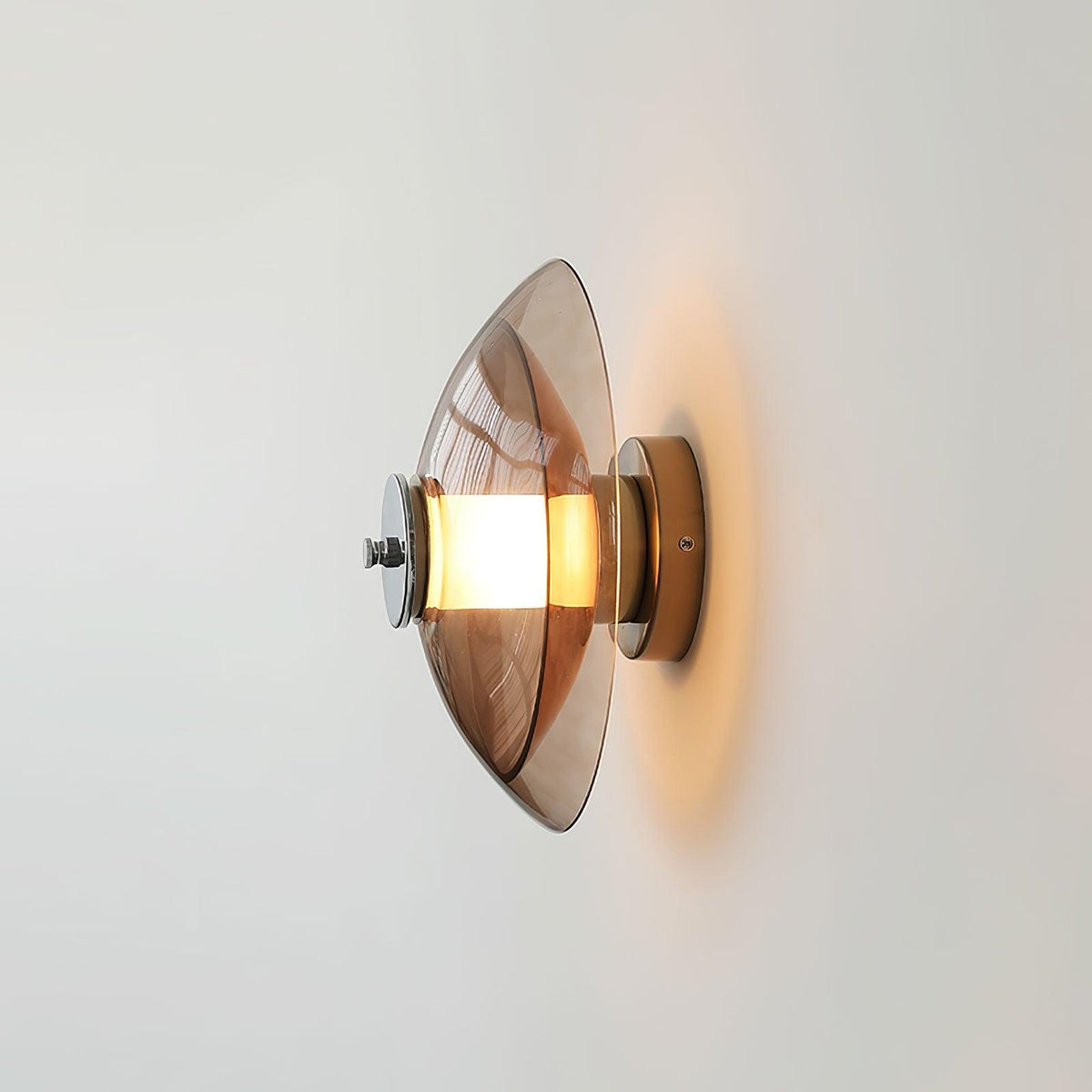Vasolir Flying Saucer Chrome Wall Light