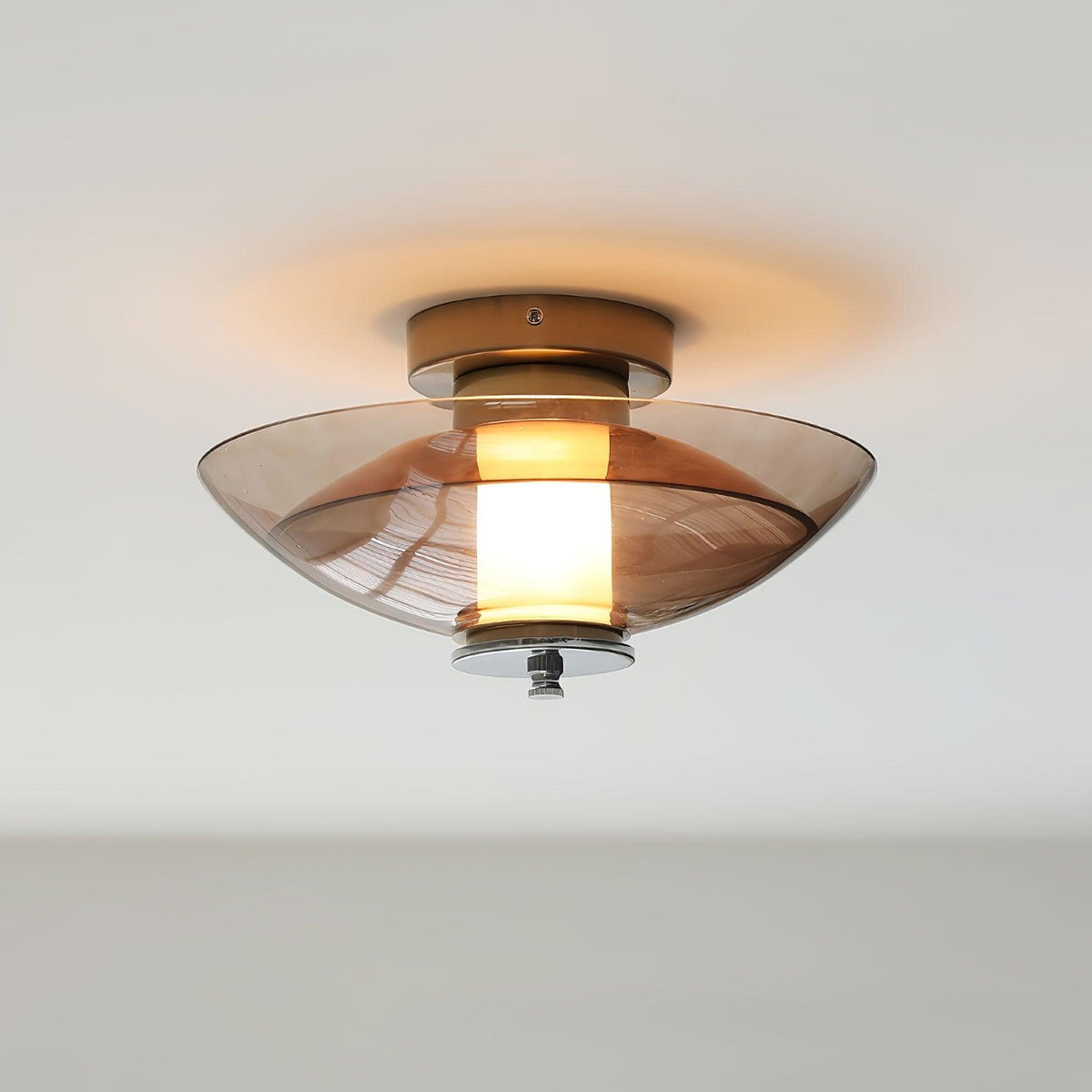 Vasolir Flying Saucer Chrome Wall Light