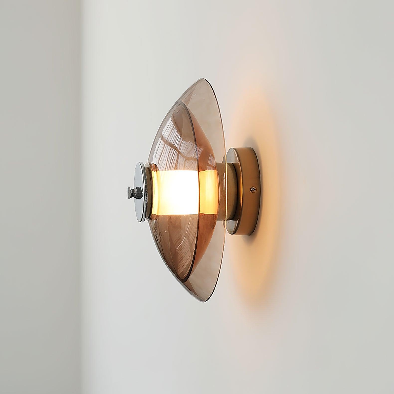 Vasolir Flying Saucer Chrome Wall Light