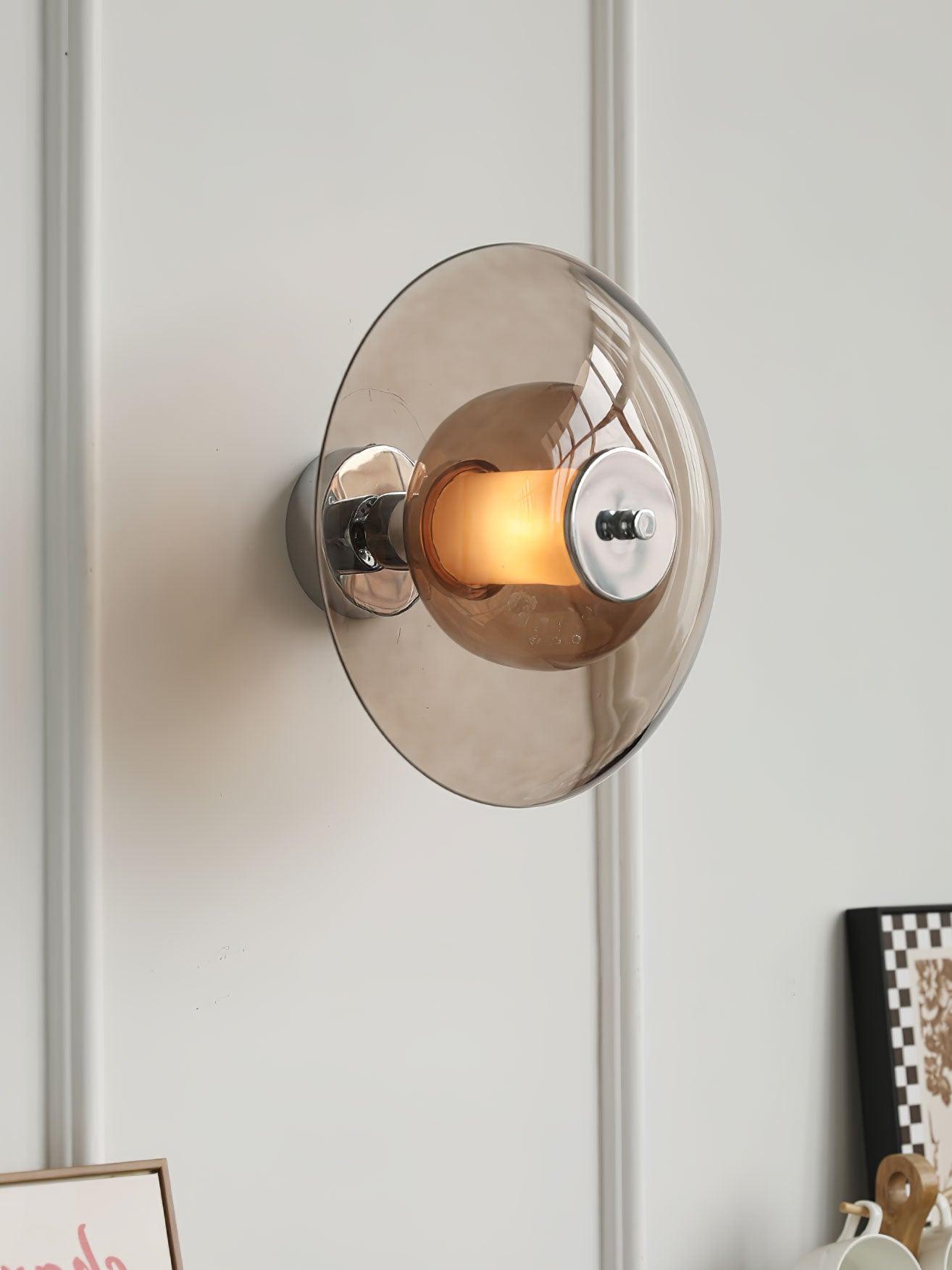Vasolir Flying Saucer Chrome Wall Light