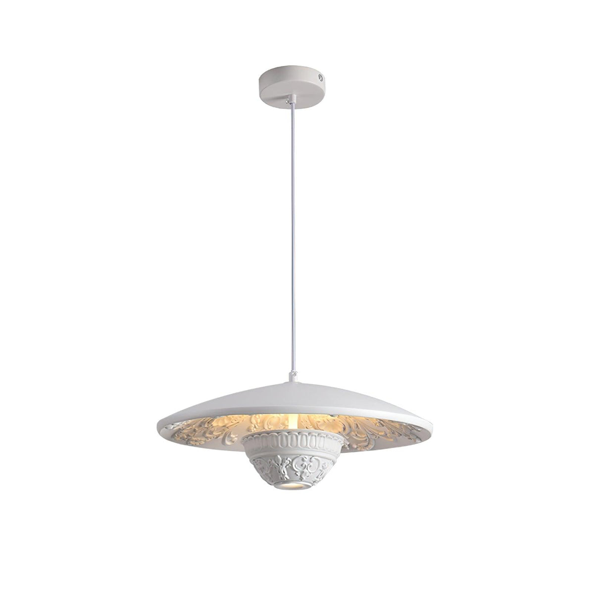 Jhel Art Flying Saucer Resin Pendant Lamp
