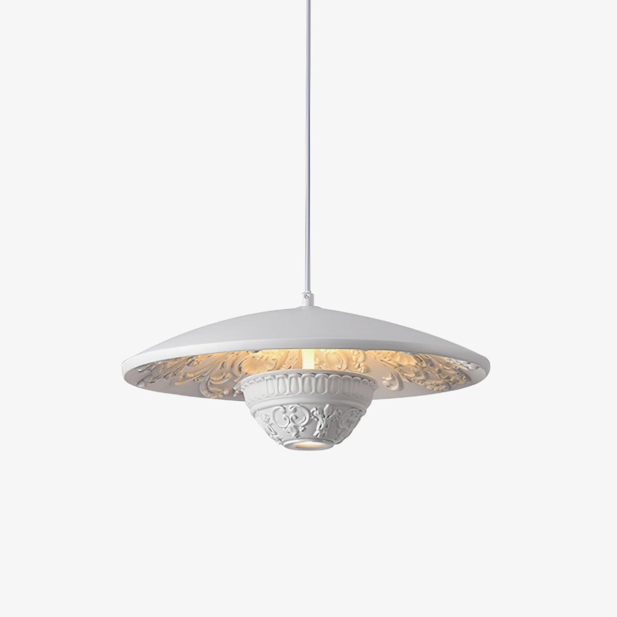 Jhel Art Flying Saucer Resin Pendant Lamp