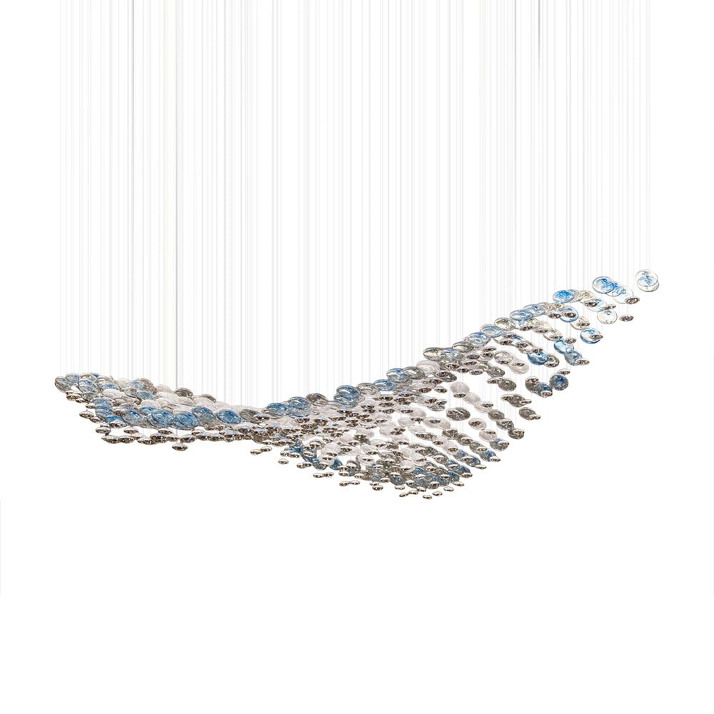 Ilvyniel Crystal Wave Chandelier