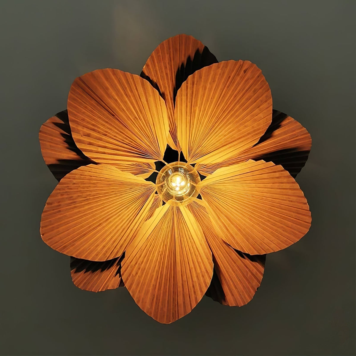 Wilto Pendant Lamp Lotus Leaf Folded Paper Floral