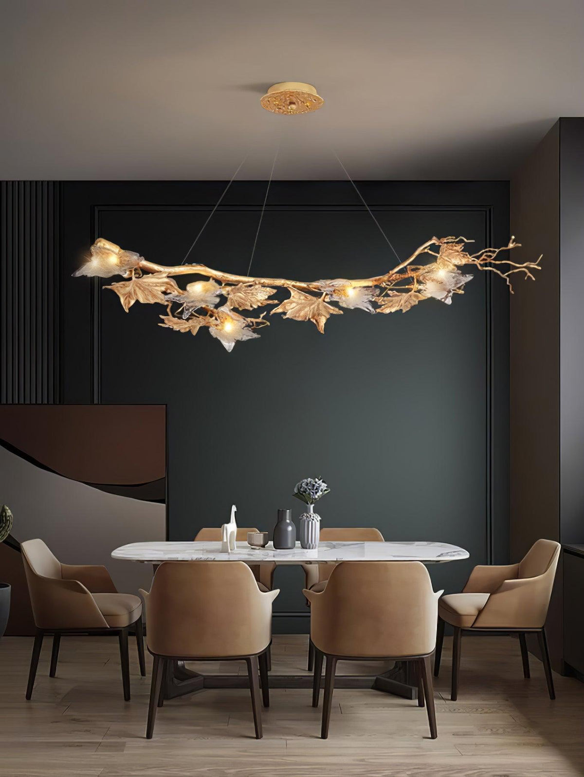 Liorivielle Luxury Glass Pendant Light