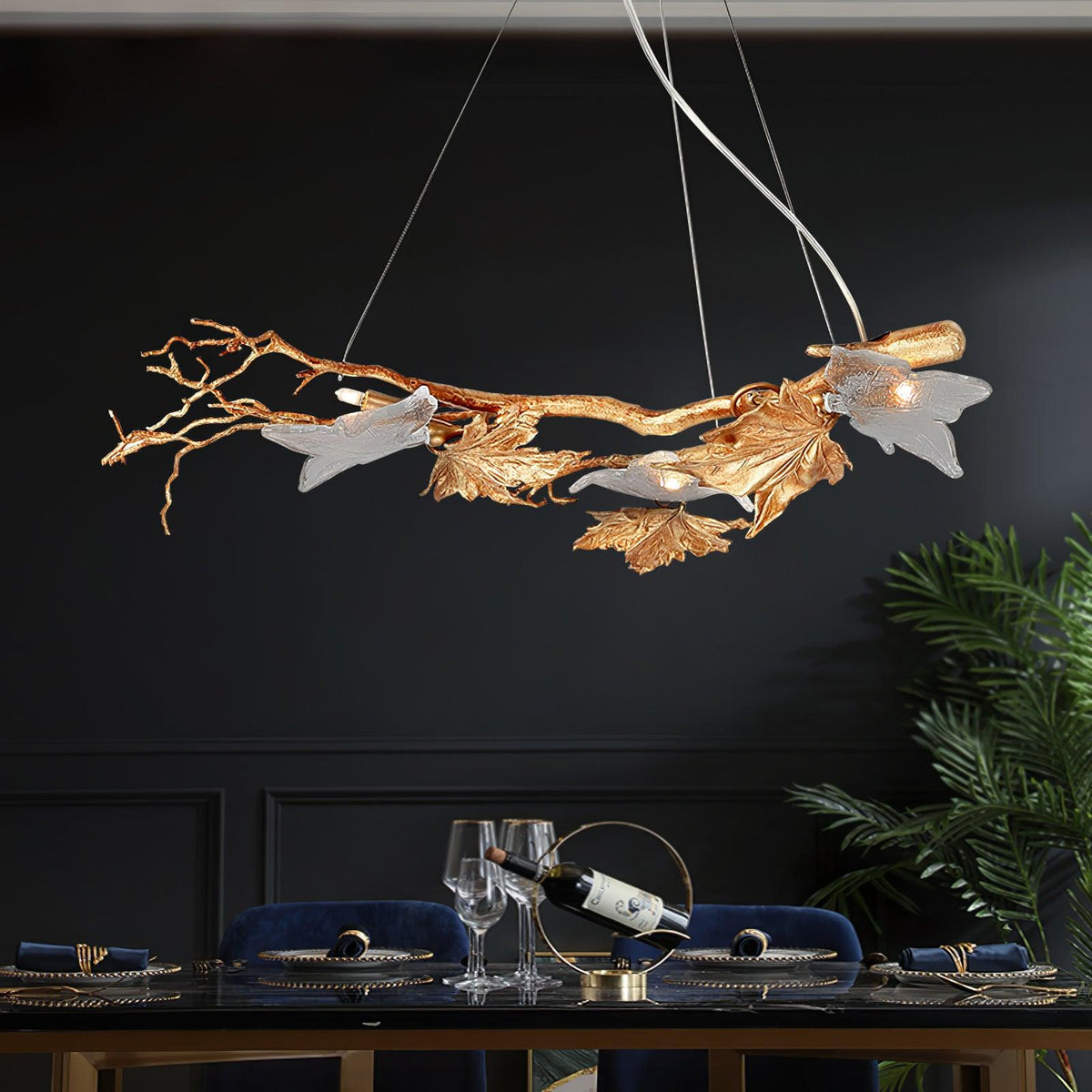 Liorivielle Luxury Glass Pendant Light