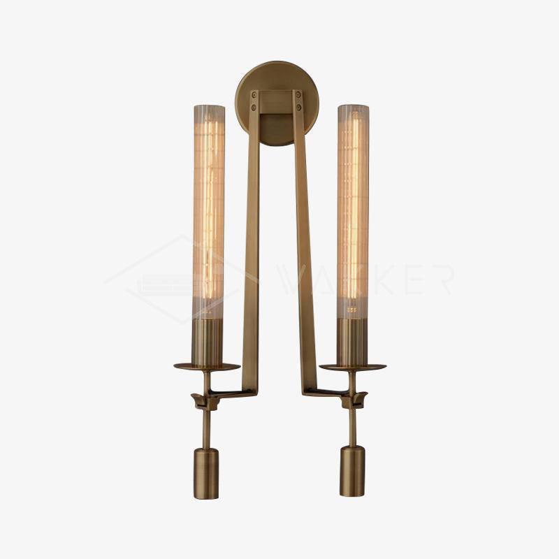 Sienna Glass Indoor Wall Lamp Farmhouse
