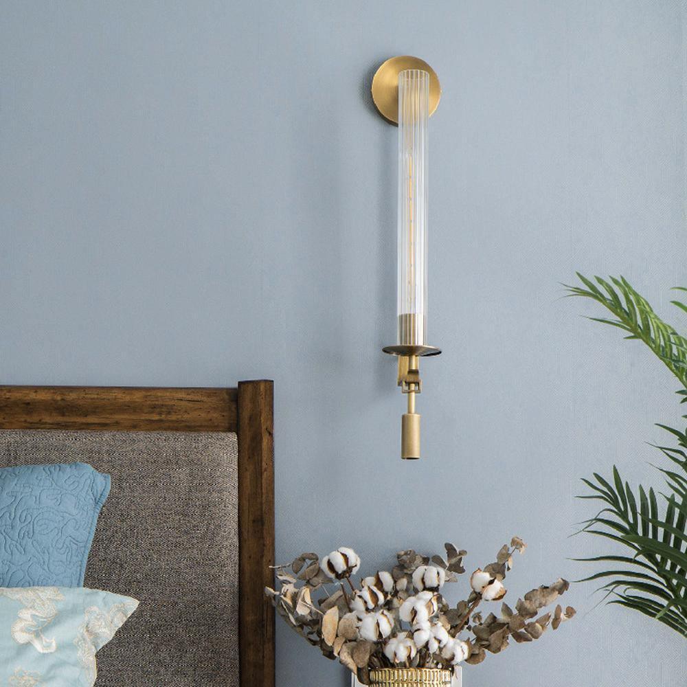 Sienna Glass Indoor Wall Lamp Farmhouse