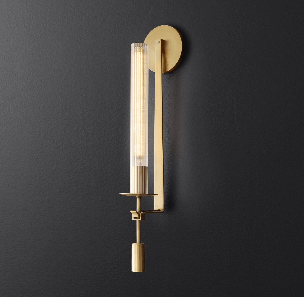 Sienna Glass Indoor Wall Lamp Farmhouse
