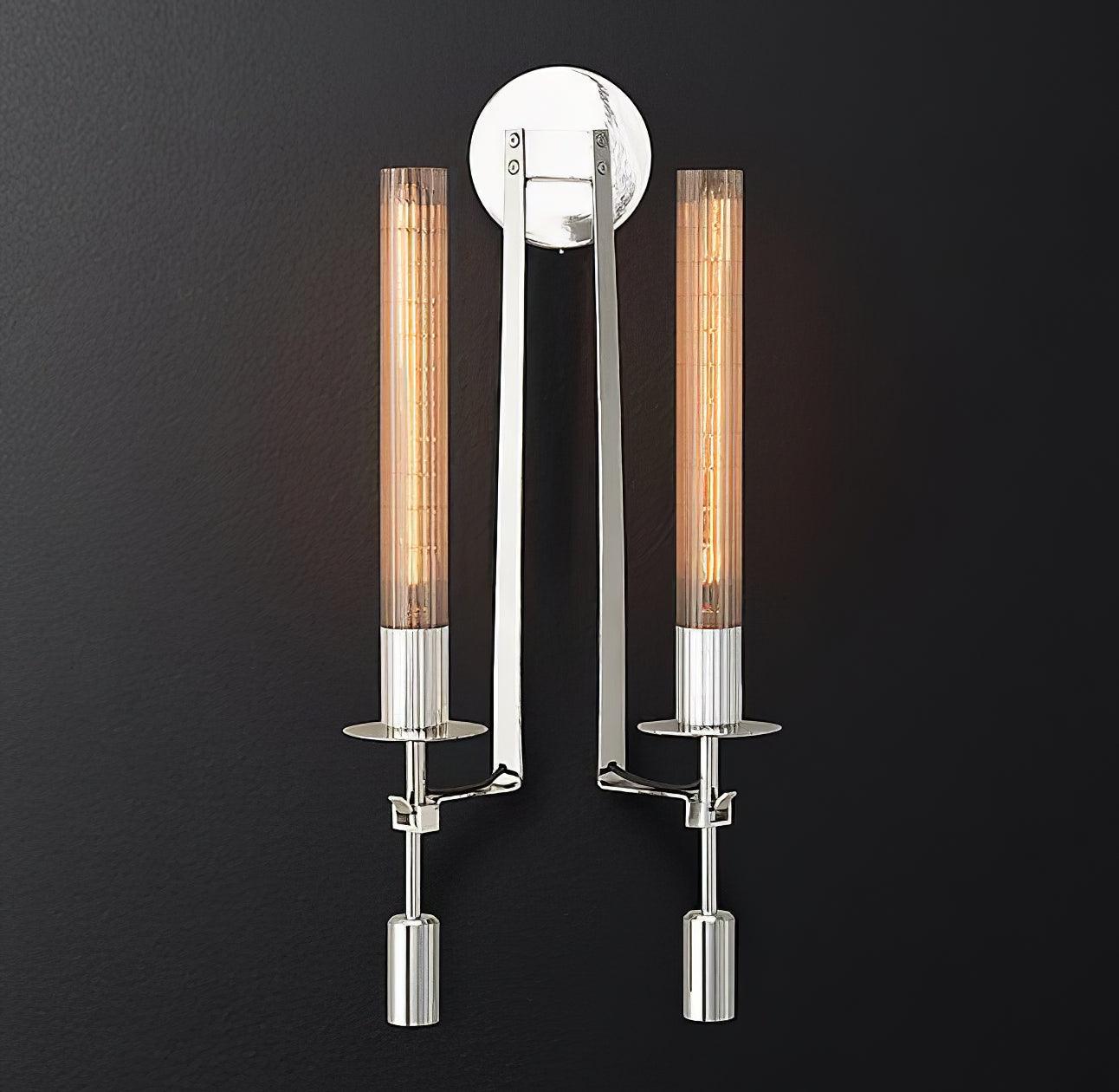 Sienna Glass Indoor Wall Lamp Farmhouse