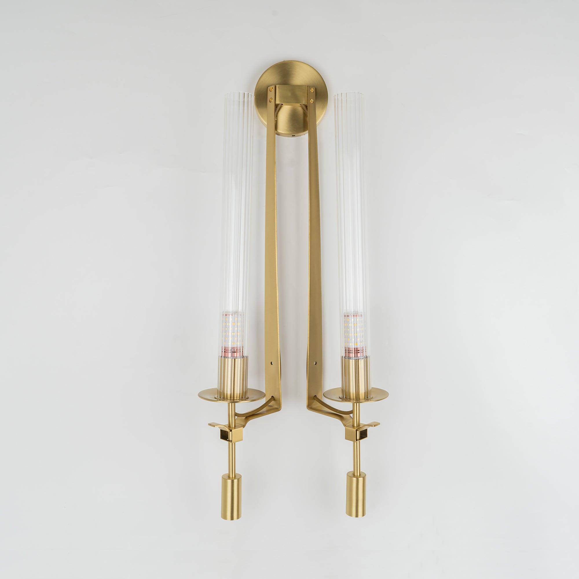 Sienna Glass Indoor Wall Lamp Farmhouse