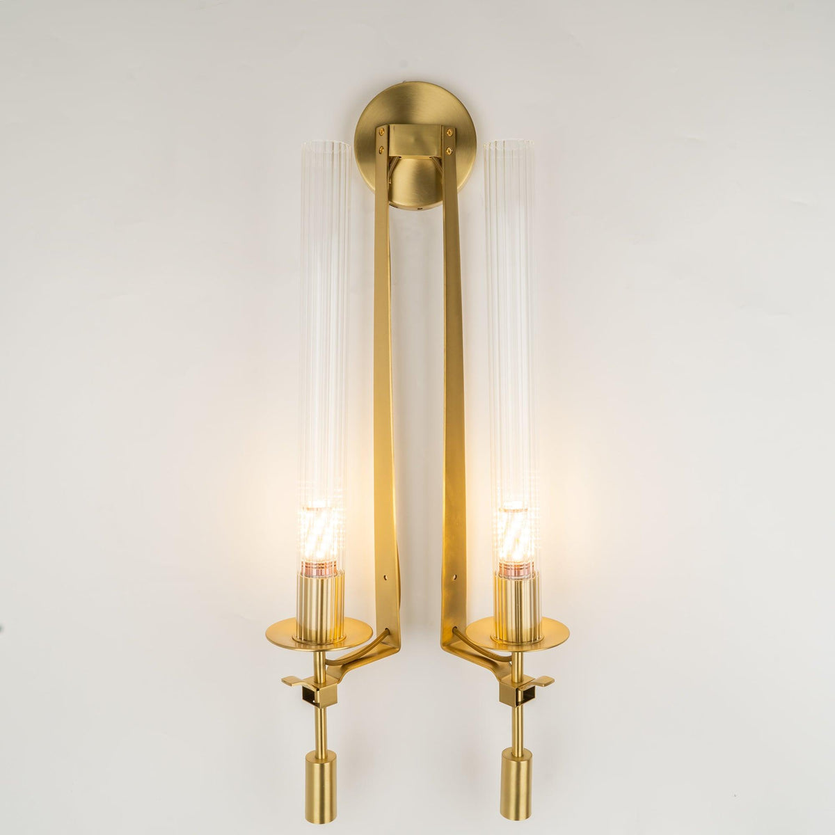 Sienna Glass Indoor Wall Lamp Farmhouse