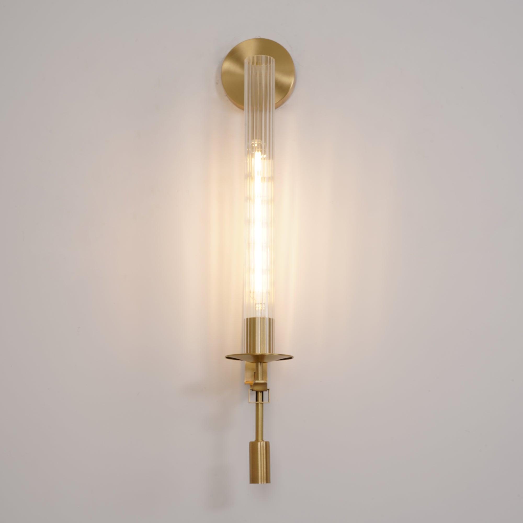 Sienna Glass Indoor Wall Lamp Farmhouse