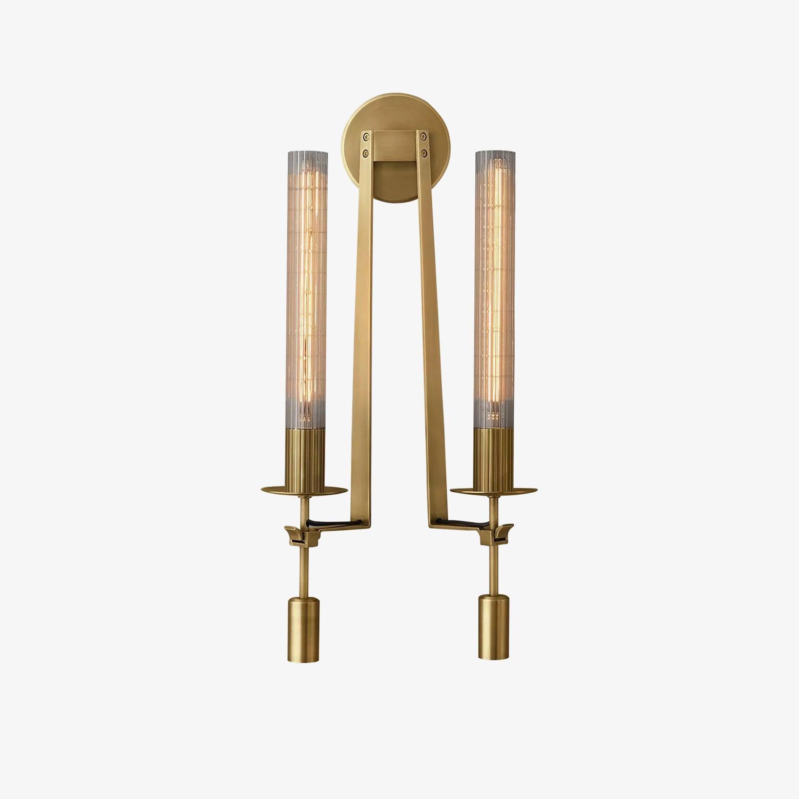 Sienna Glass Indoor Wall Lamp Farmhouse