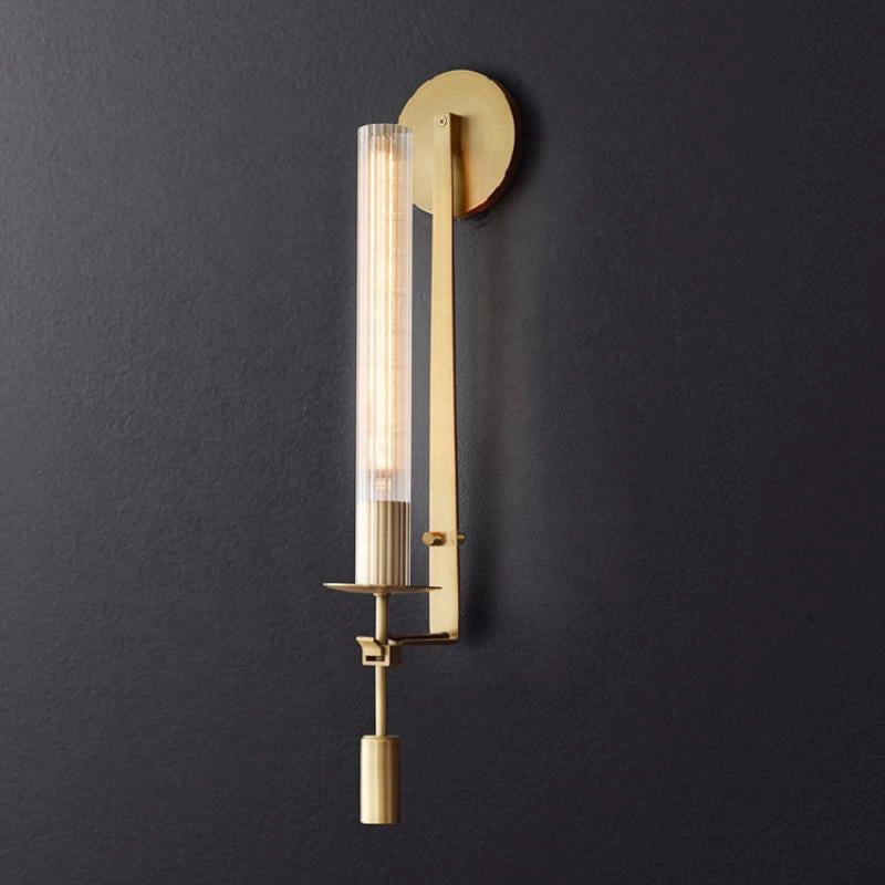 Sienna Glass Indoor Wall Lamp Farmhouse