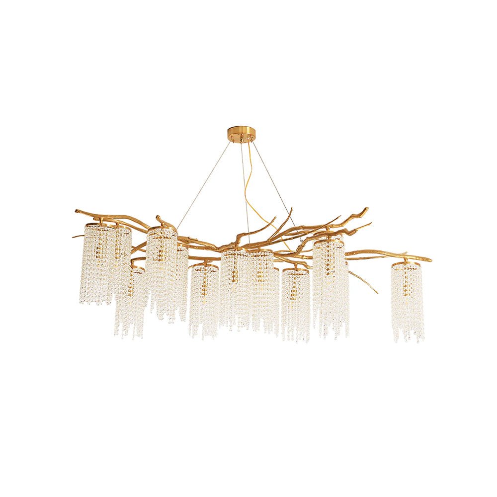 Avvariel Organic Brass Chandelier