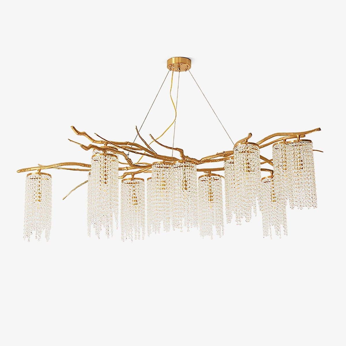 Avvariel Organic Brass Chandelier