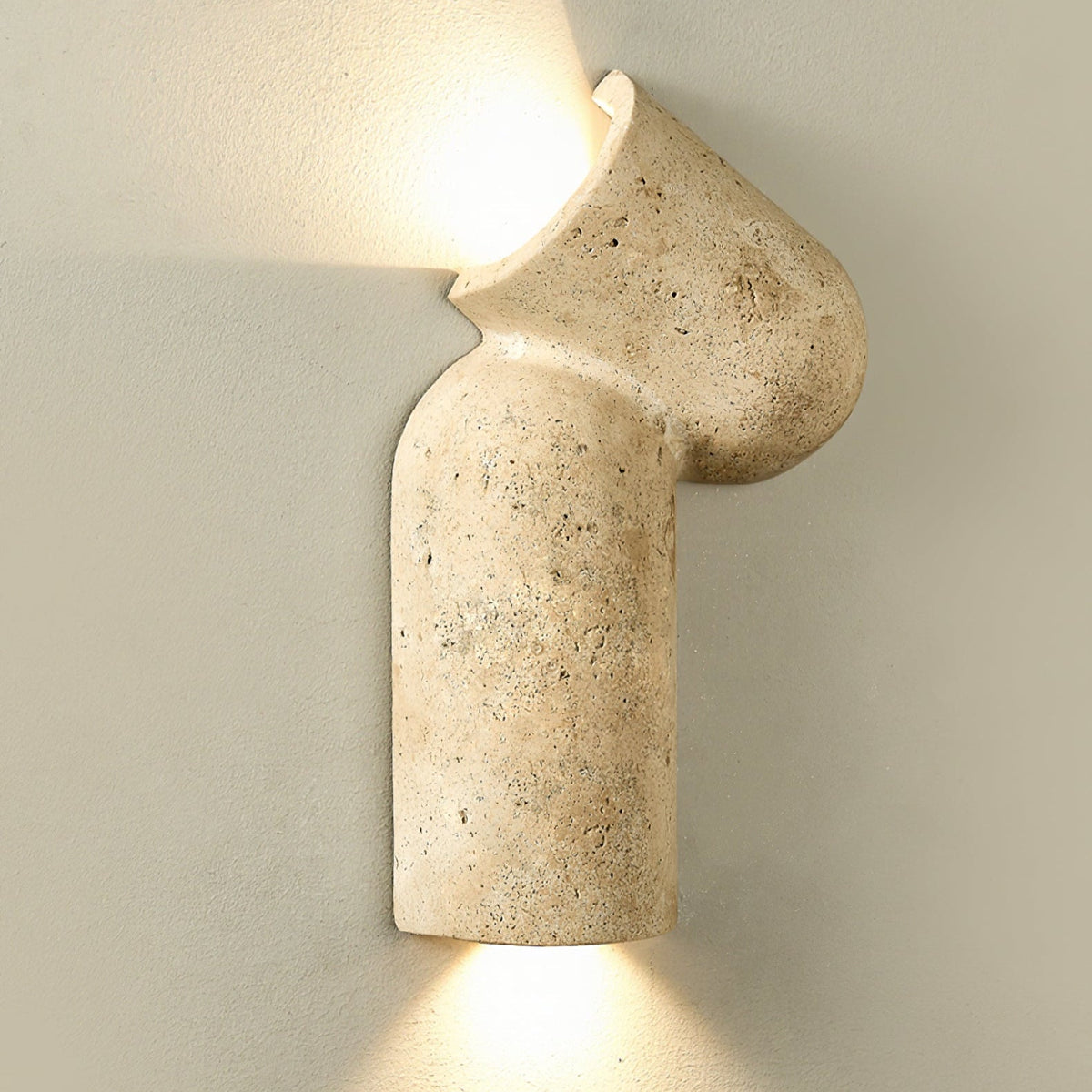 Valoreth Travertine Wall Light