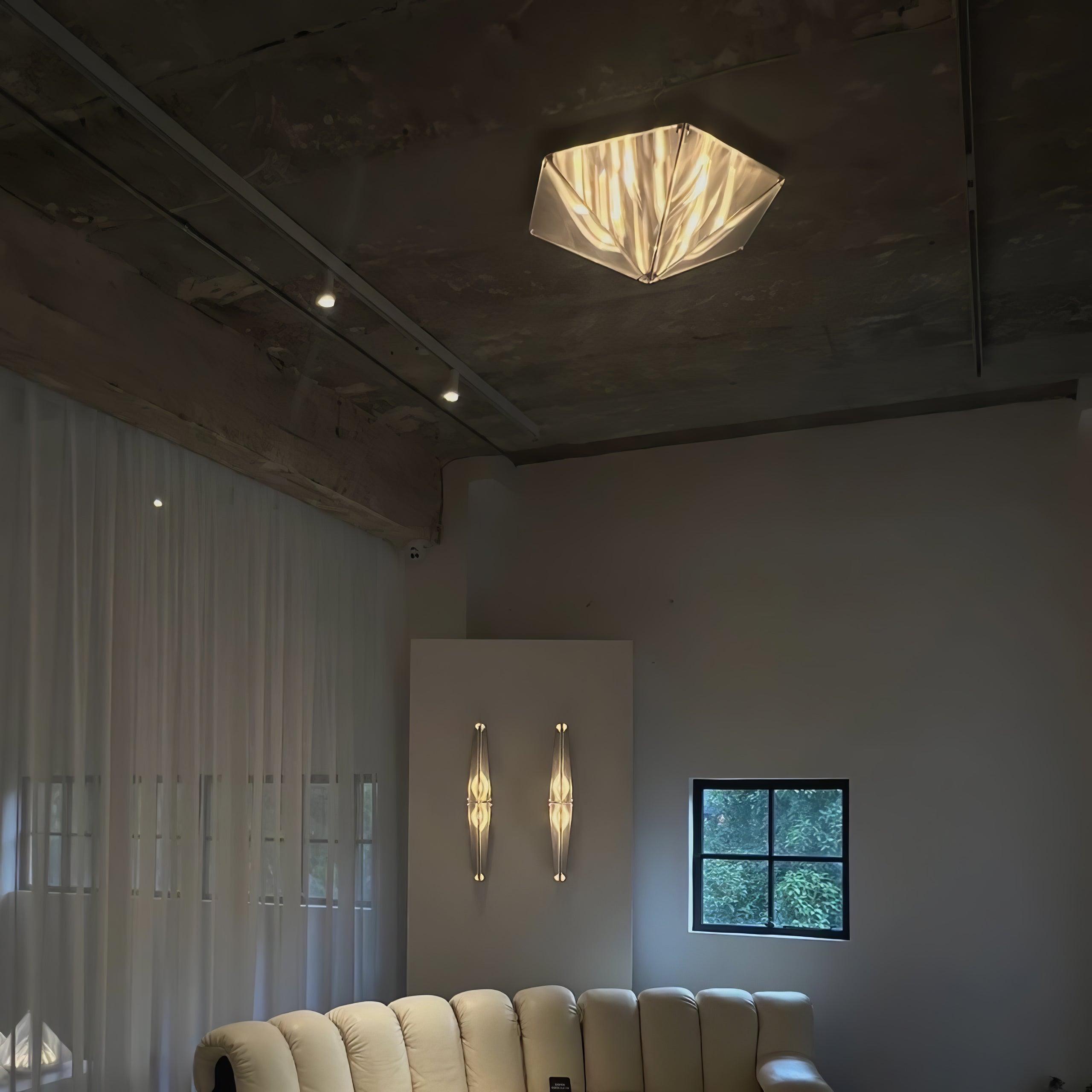 Facet Modern Glass Celing Lamp