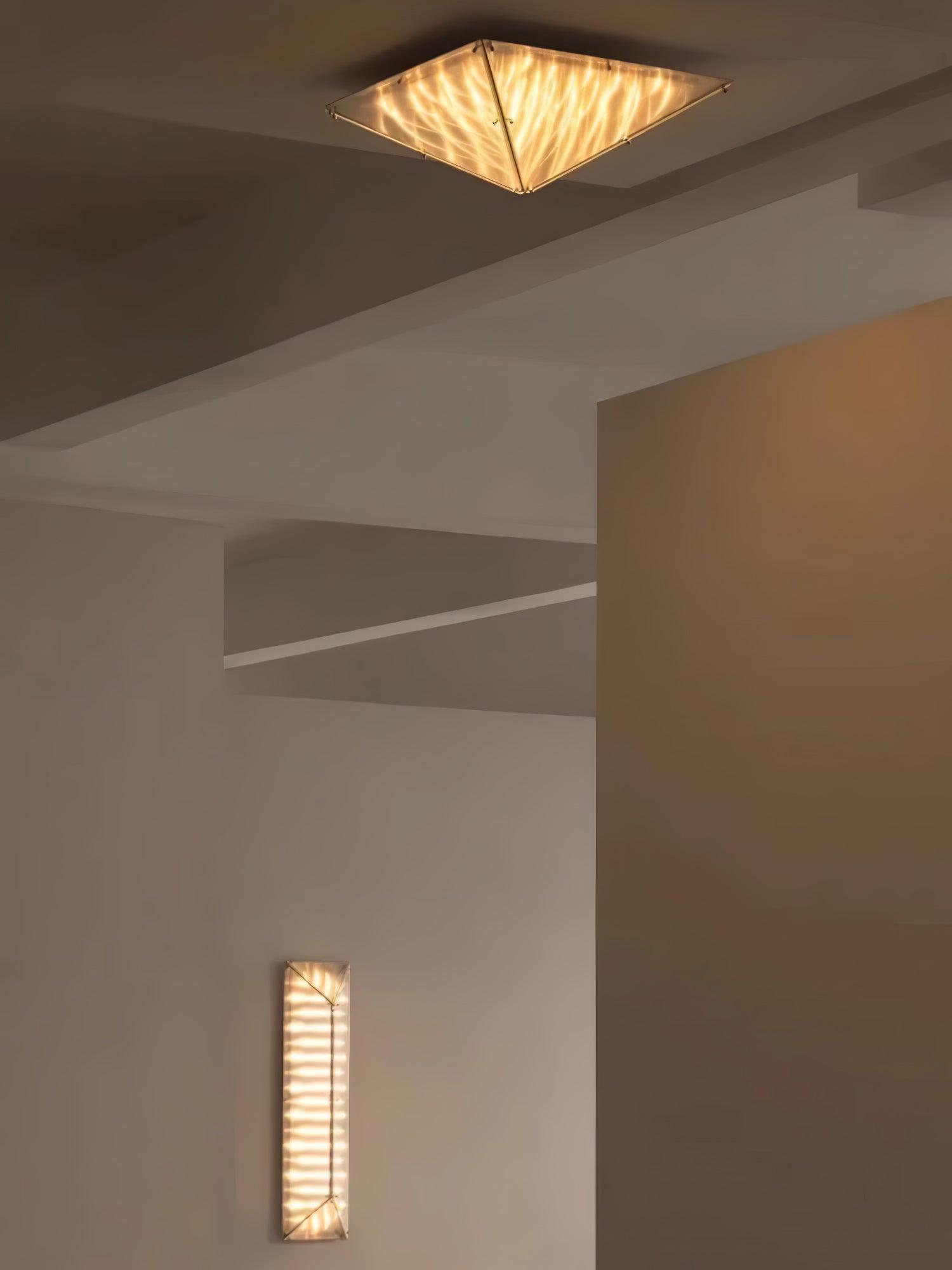 Facet Modern Glass Celing Lamp