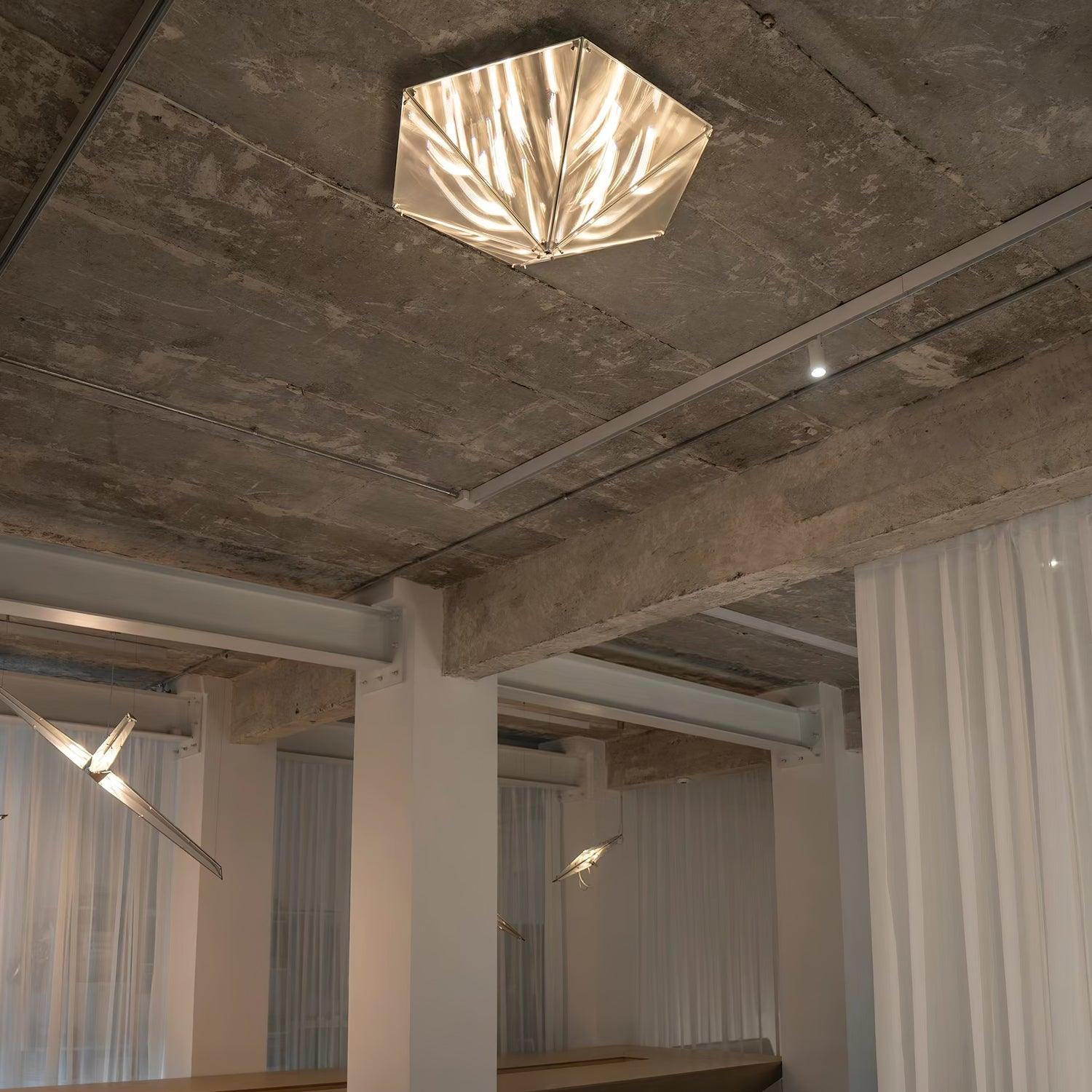 Facet Modern Glass Celing Lamp
