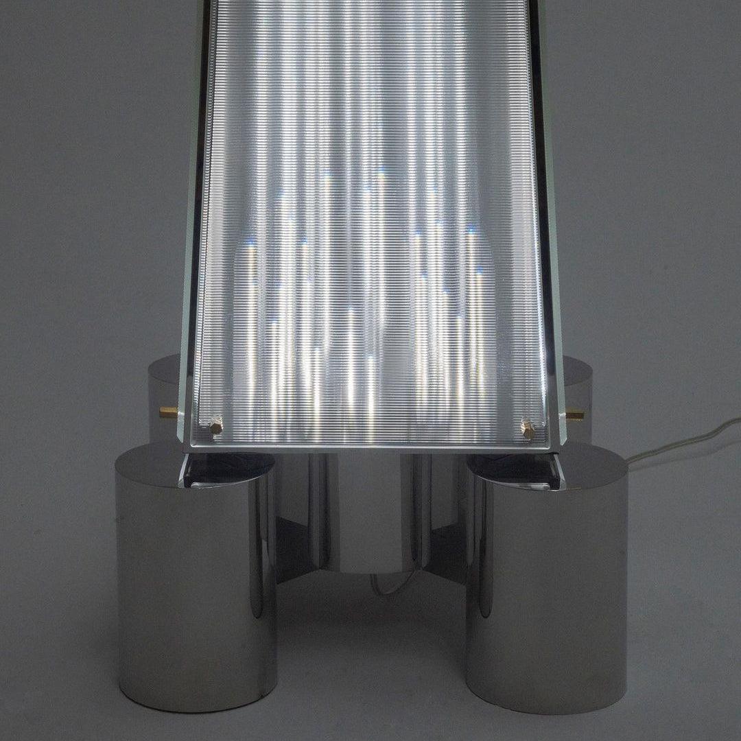 Velelira Modern Glass Floor Lamp