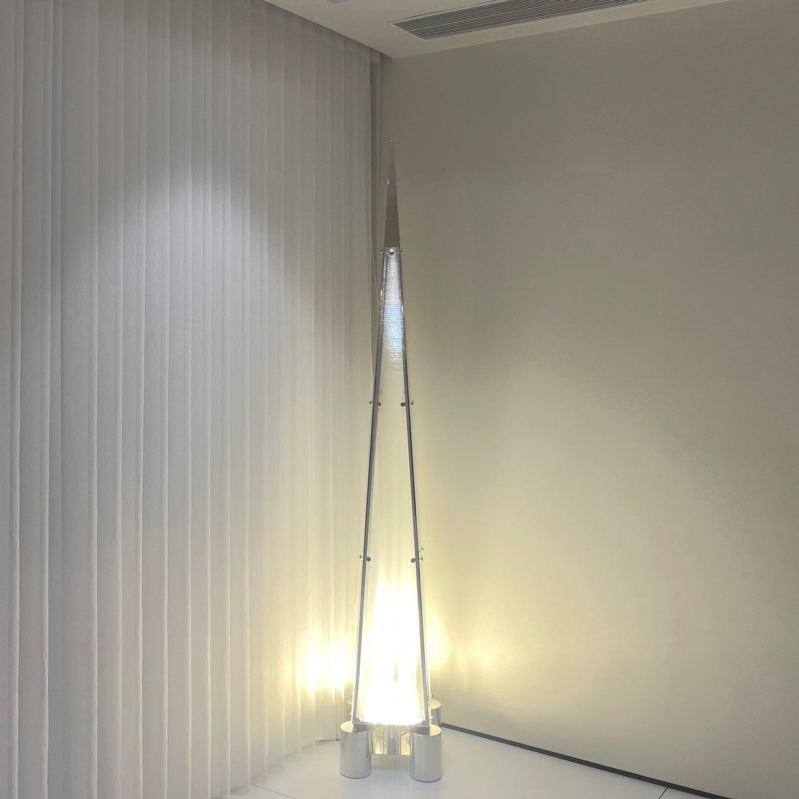 Velelira Modern Glass Floor Lamp