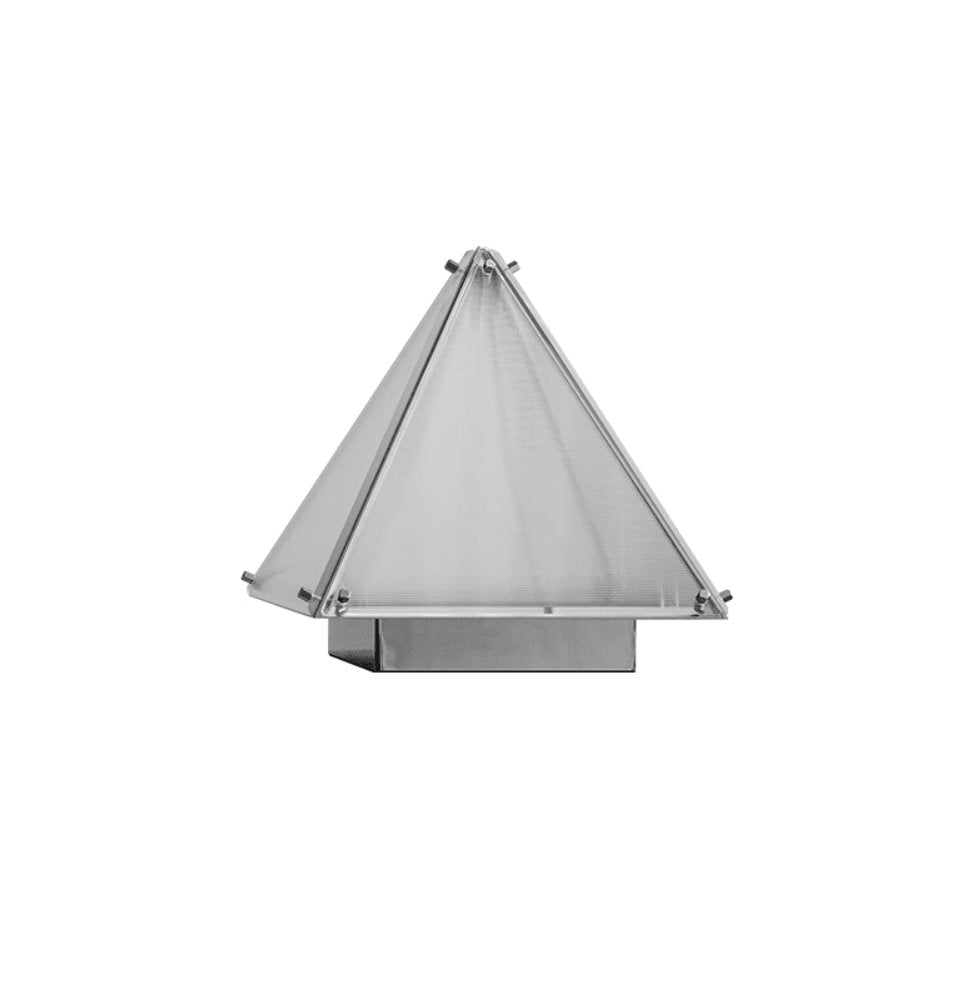 Mymiryre Pyramid Glass Table Lamp