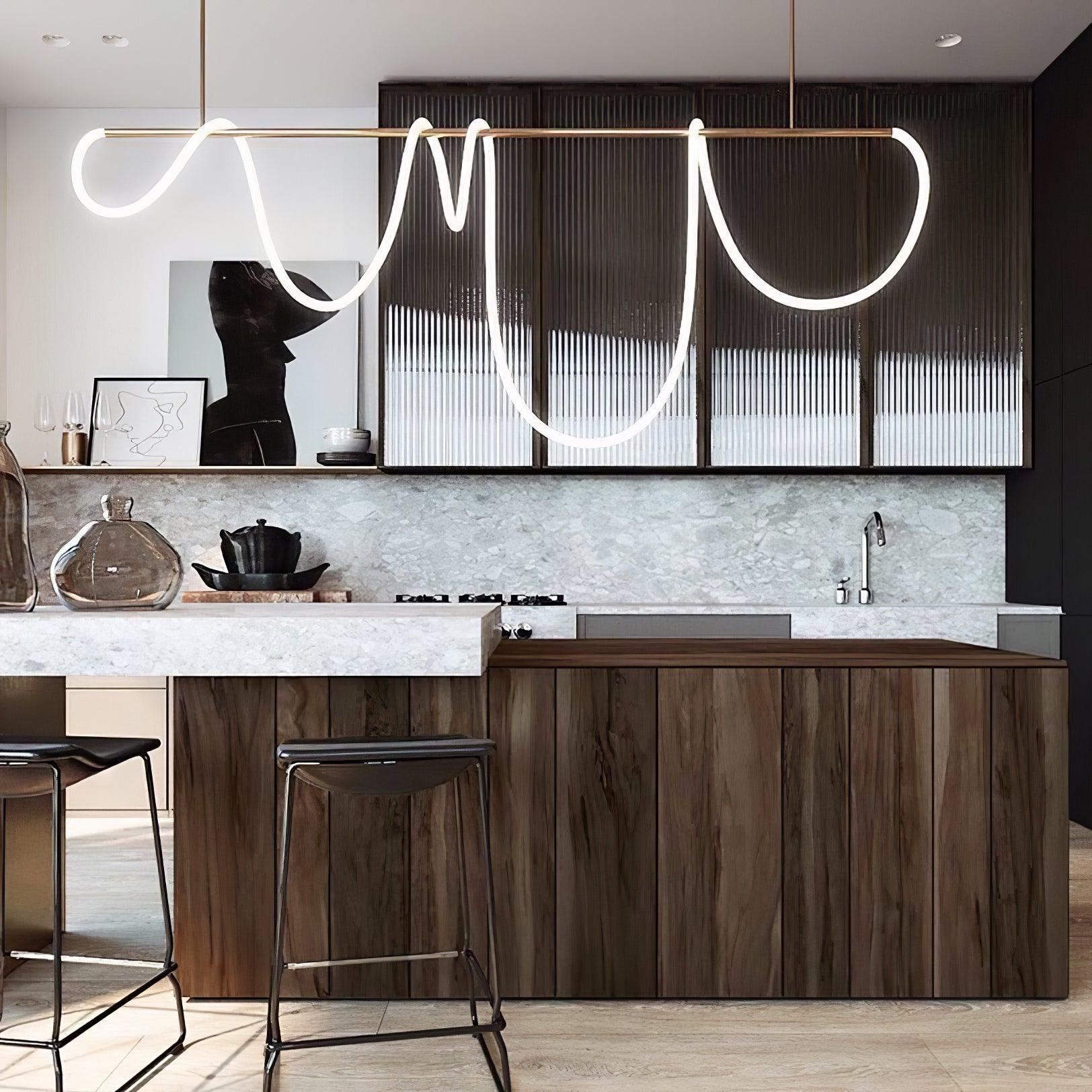 Vocor Chandelier Flexible Silicone Curve Modern Elegant