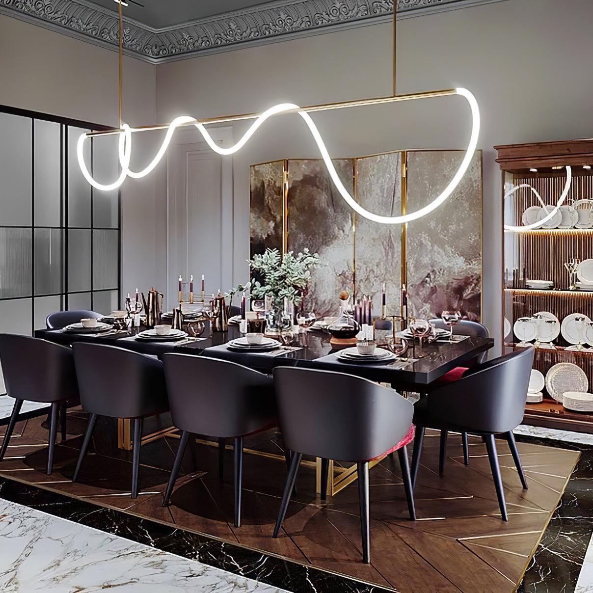 Vocor Chandelier Flexible Silicone Curve Modern Elegant