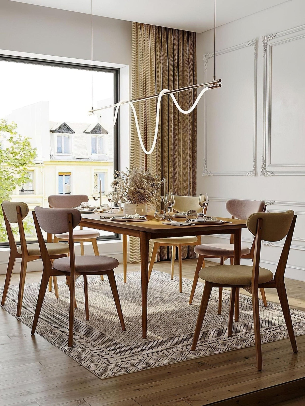 Vocor Chandelier Flexible Silicone Curve Modern Elegant