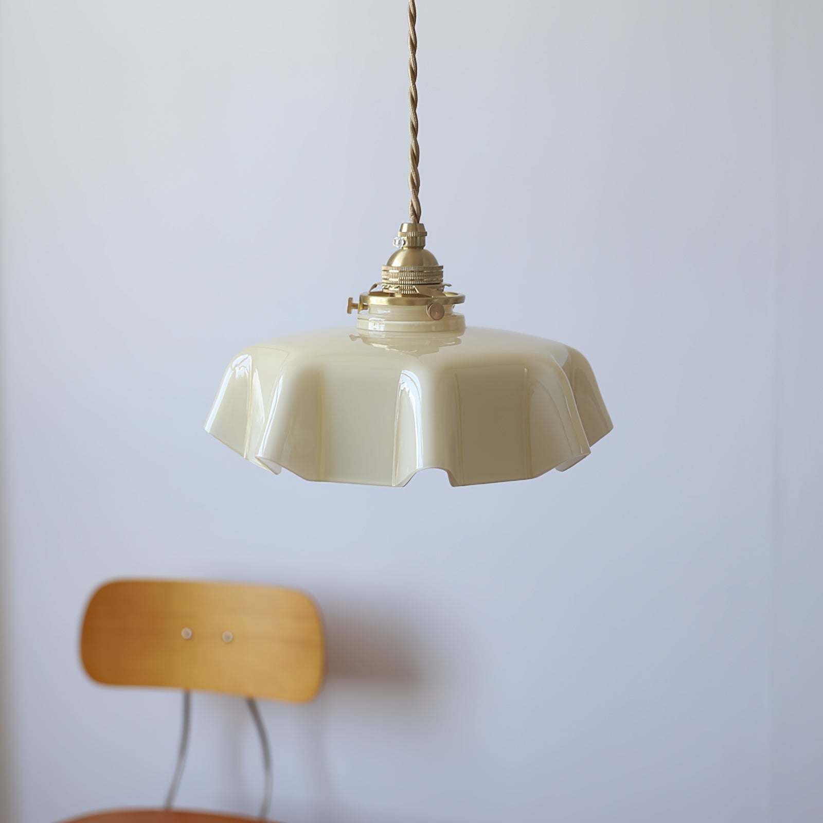 Lustra Pendant Light French Flower for Dining Room - Neutral Decor