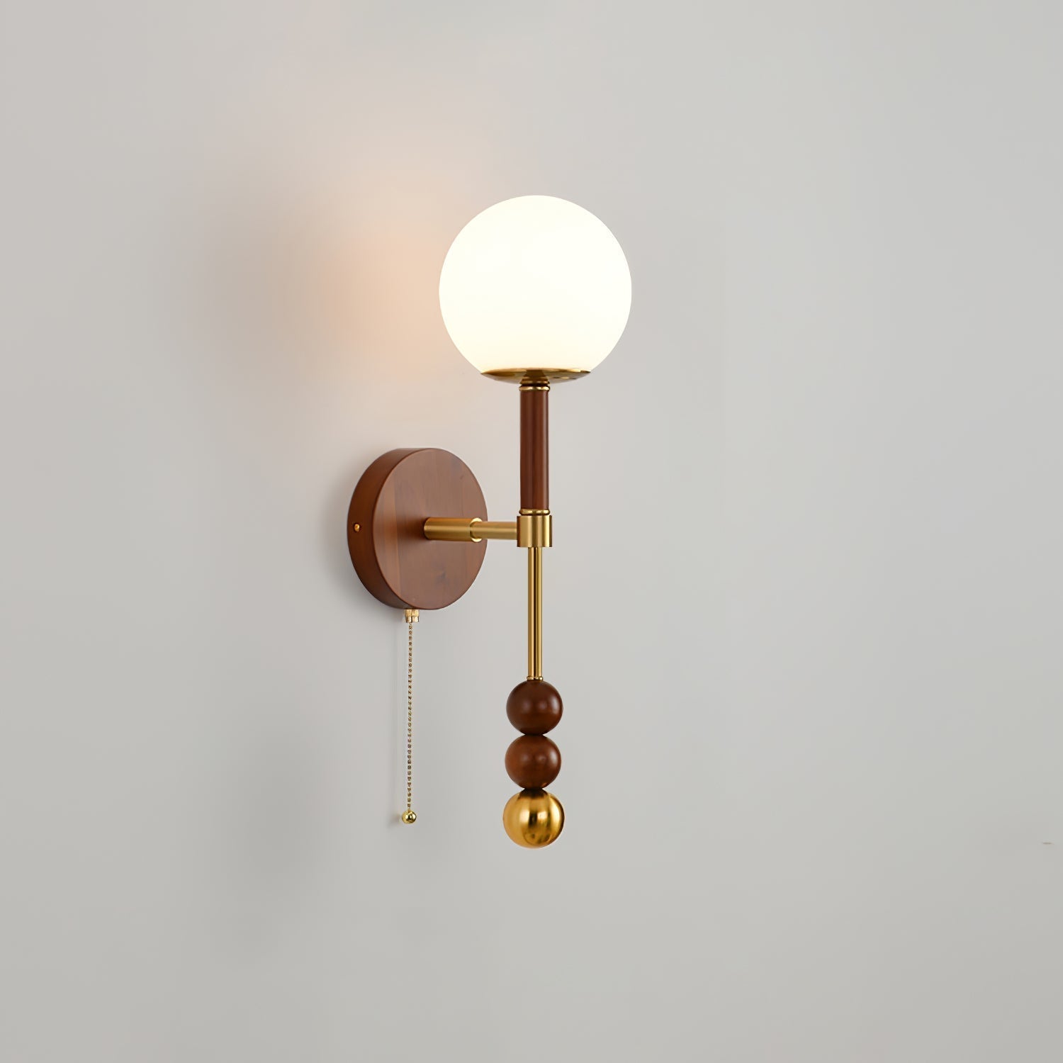 Hilda Roma Elegance Wood Sconce Wall lamp - Neutral Decor