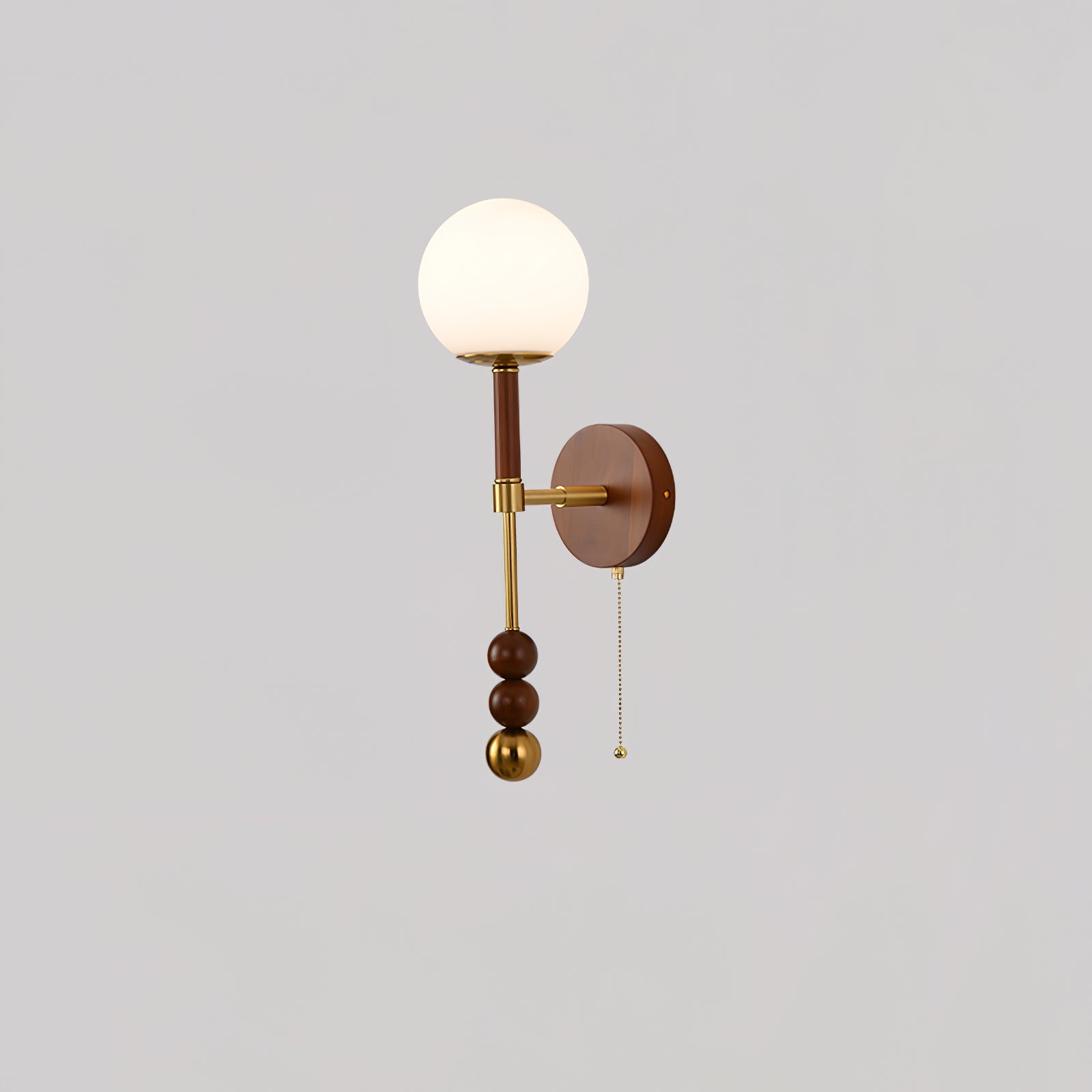 Hilda Roma Elegance Wood Sconce Wall lamp - Neutral Decor